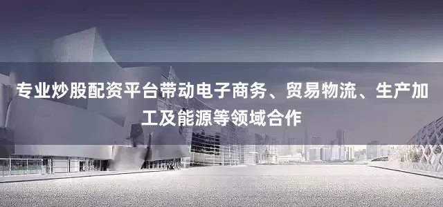 专业炒股配资平台带动电子商务、贸易物流、生产加工及能源等领域合作